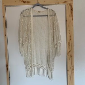 White Lace Kimono